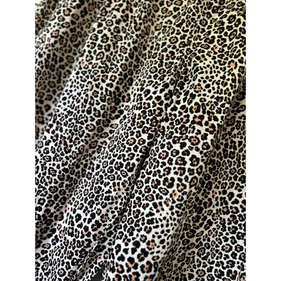 Victoria’s Secret Leopard Print Lounge Pajama Pants Drawstring Relaxed Size L - Picture 4 of 9
